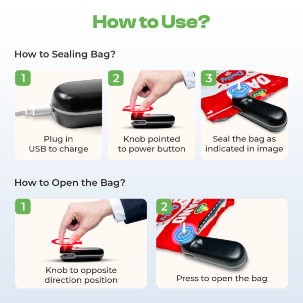 Mini Electric Sealer and Cutter – USB Rechargeable and Durable - Image 6