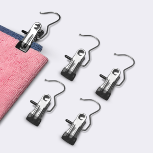 Hanger Clip Set – 5 Pieces Stainless Steel Hanger Clips