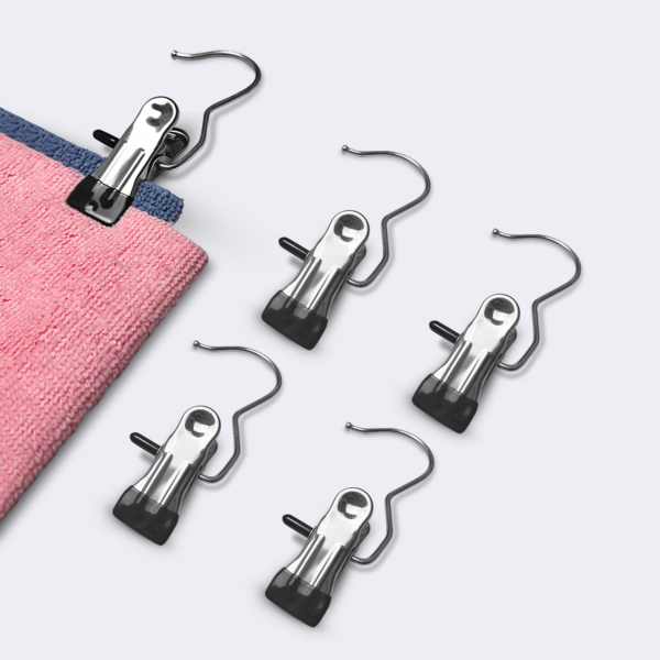 Hanger Clip Set – 5 Pieces Stainless Steel Hanger Clips
